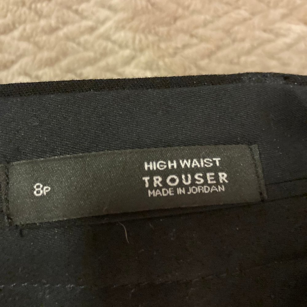 LOFT Black Wide-Leg Trousers - Picture 6 of 8